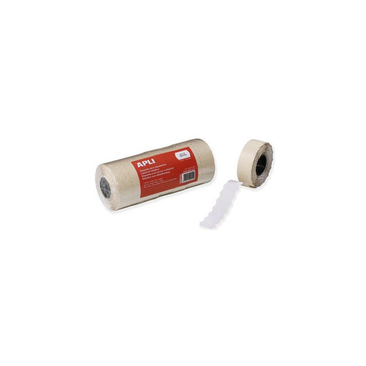 APLI Etiquette pour pince à étiqueter, 22 x 12 mm, blanc