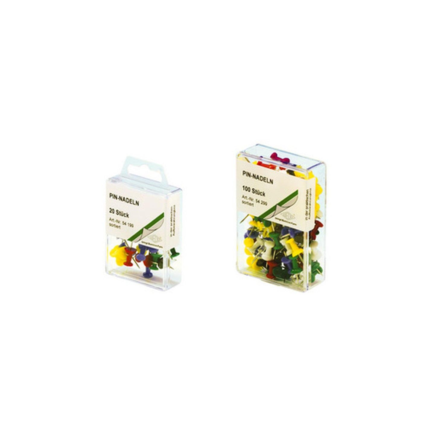 WEDO Punaises, assorti, petit paquet