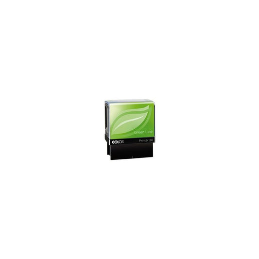 COLOP Tampon pour texte Printer 20 Green Line, 4 lignes