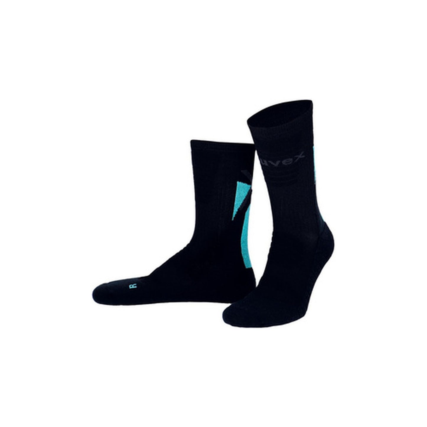 uvex Chaussette "Functional", taille 43-46, noir / bleu