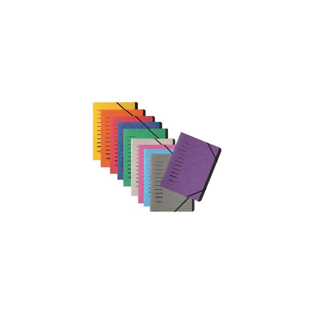 PAGNA Trieur "Sorting File", 7 compartiments, bleu clair