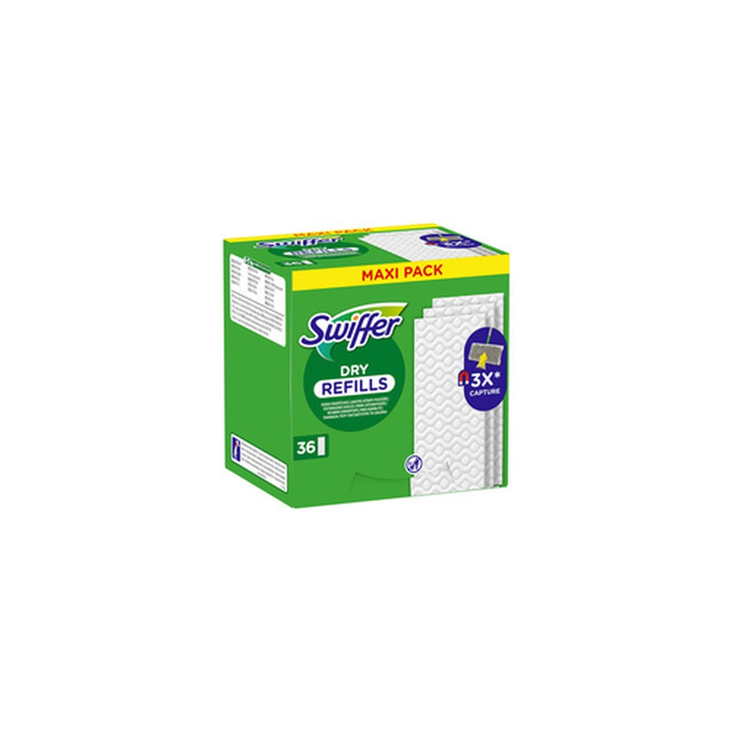 Swiffer Serpillère sèche, pack de recharge de 36