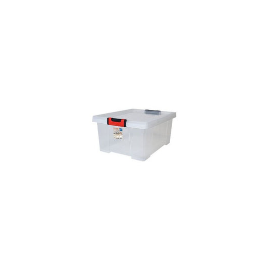 EDA Boîte de rangement CLiPSTOCK, 45 litres, PP, transparent