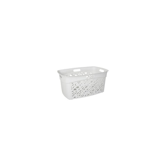 EDA Corbeille à linge ALMERIA, 45 litres, PP, blanc