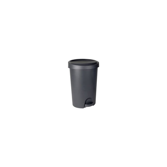 EDA Poubelle à pédale Stepy, 27 litres, PP, anthracite