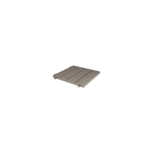 EDA Dalle de sol imitation bois, (L)384 mm, plastique, taupe
