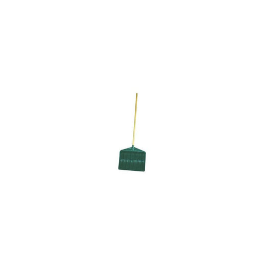 EDA Pelle à neige avec manche en bois, largeur: 460 mm, vert
