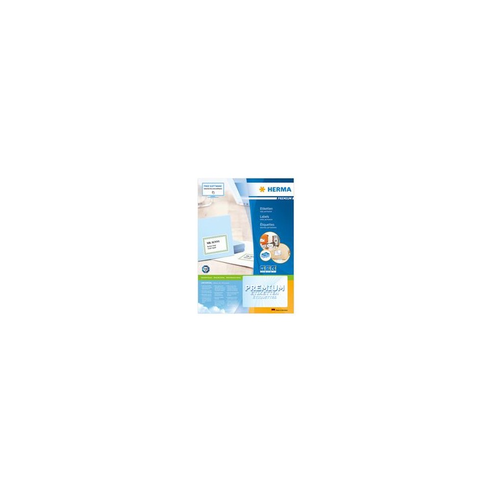 HERMA Étiquette universelle PREMIUM, 105 x 74 mm, blanc