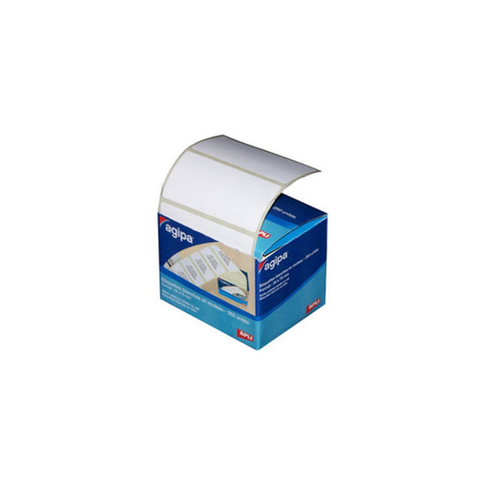 agipa Etiquettes d'expédition, 75 x 34 mm, en rouleau, blanc