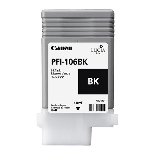 Cartouche d'origine Canon 6621B001 / PFI-106 BK - noire