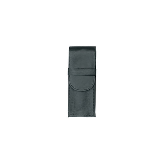 Alassio Etui pour stylo, pour 3 stylos, noir, cuir véritable