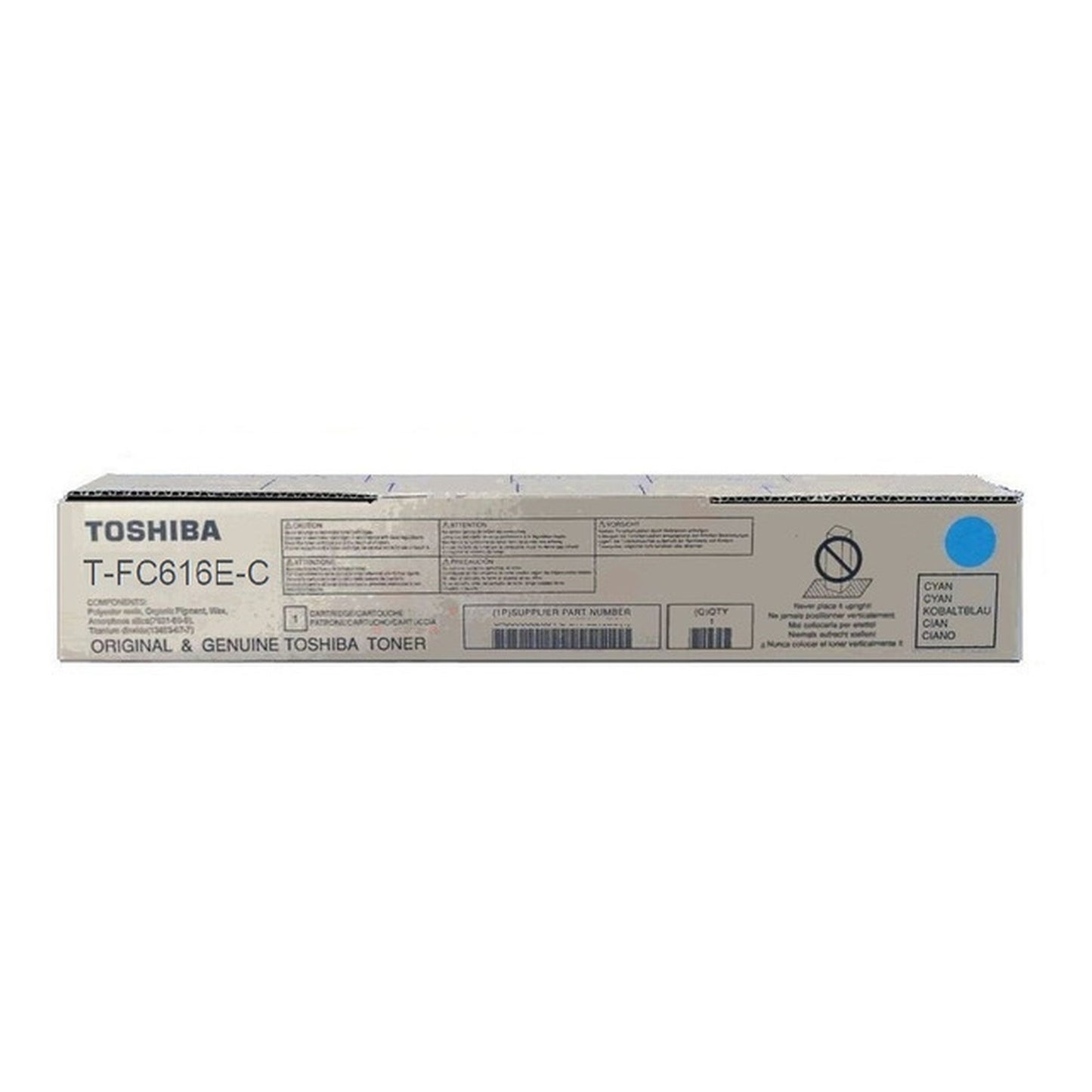 Toner d'origine Toshiba 6AK00000369 / T-FC 616 EC - cyan
