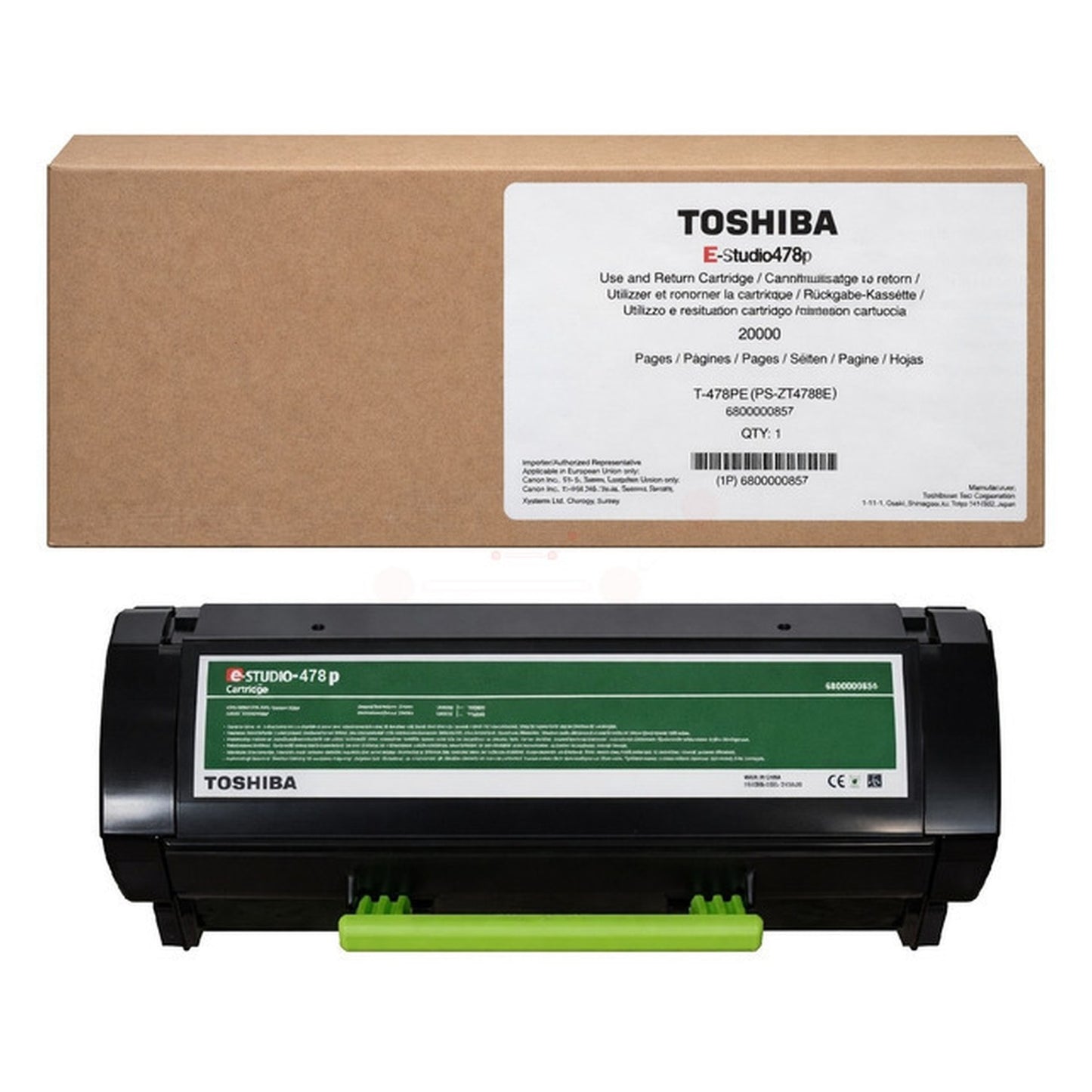 Toner d'origine Toshiba 6B000000857 / T-478 SE-R - noir