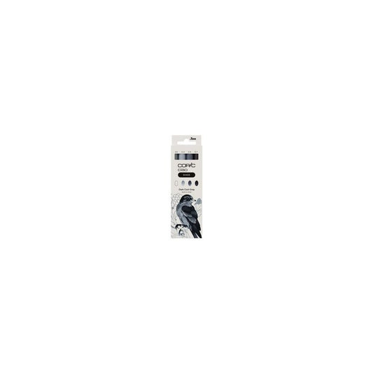 COPIC Marqueur ciao, kit 3+1 SHADE "Dark Cool Gray"