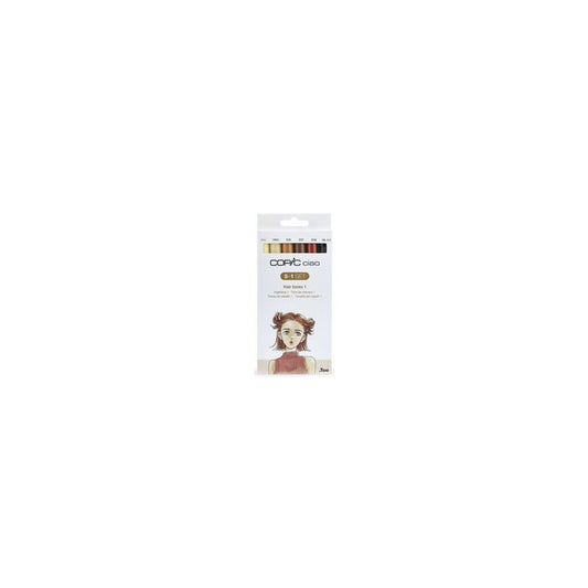 COPIC Marqueur ciao, kit de 5+1 "Hair Tones 1"