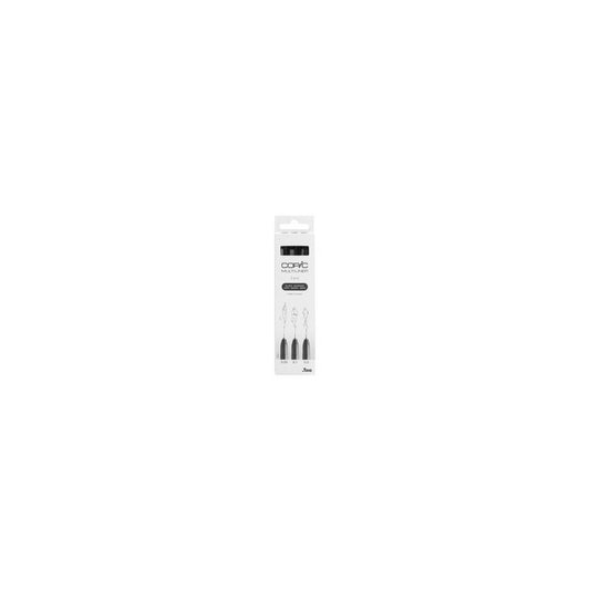 COPIC Feutre fin MULTILINER, set de 3, noir