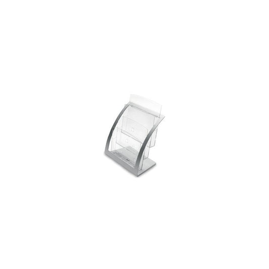 deflecto Porte-brochures Contemporary, A4, argent