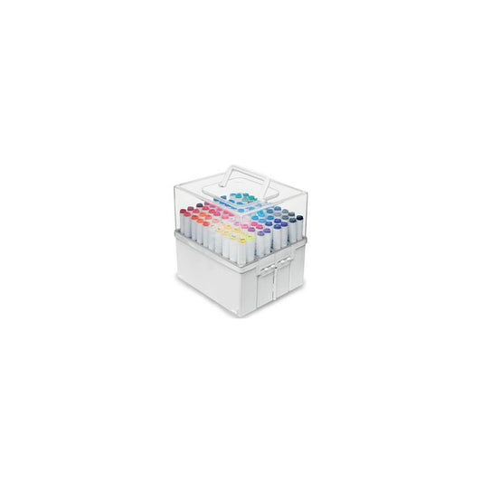 deflecto Boîte de rangement pour marqueurs "Accordéon",blanc