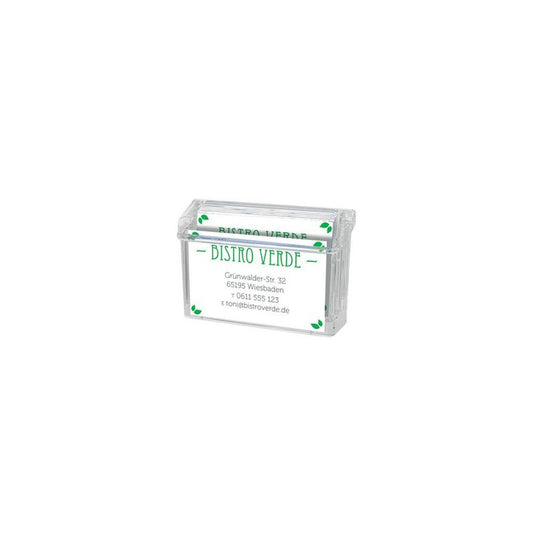 deflecto Boîte pour cartes de visite "Grab-a-Card"