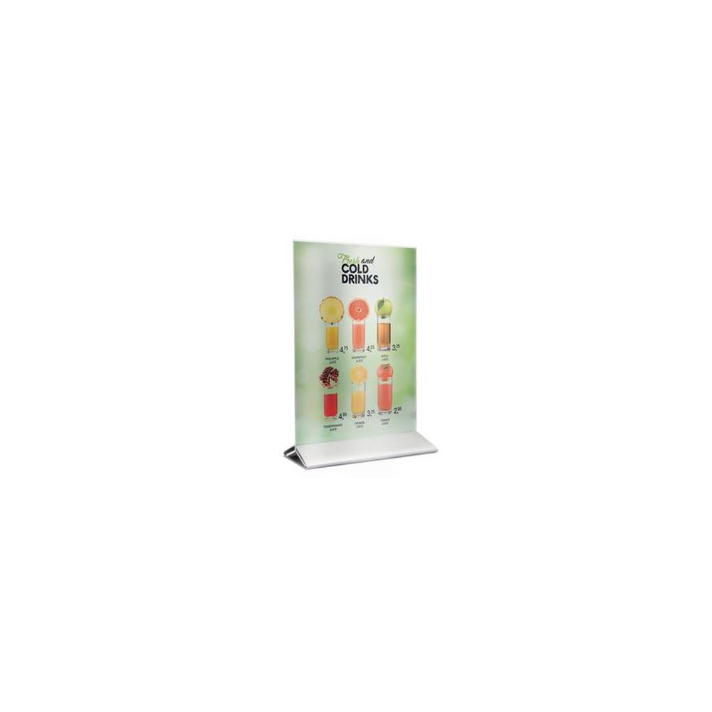 Securit Porte-visuel POSTER FRAMES, A6, socle métal