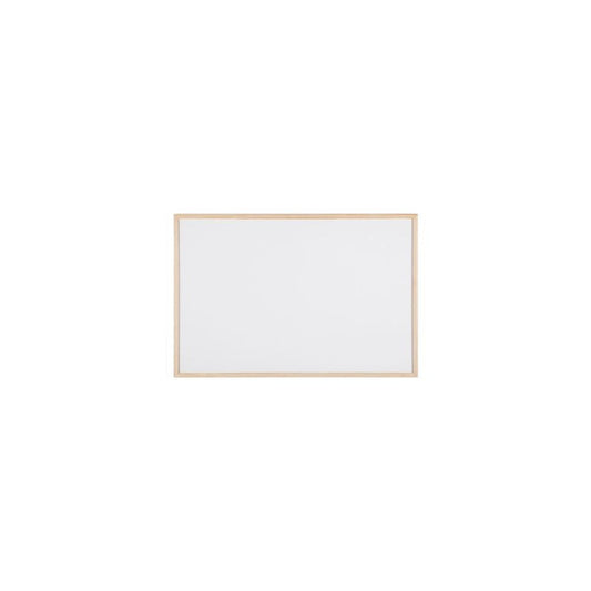 Bi-Office Tableau blanc, cadre en bois, (L)600 x (H)400 mm