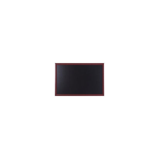 Bi-Office Tableau noir, cadre aspect cerisier, 900 x 600 mm
