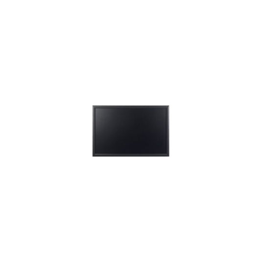 Bi-Office Tableau noir, cadre noir, 900 x 600 mm