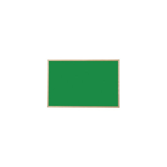 Bi-Office Tableau noir, bois naturel, 900 x 600 mm, vert