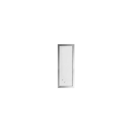Bi-Office Tableau blanc design, 600 x 200 mm, argent