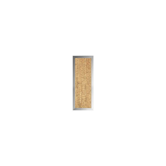 Bi-Office Tableau design en liège, 600 x 200 mm, argent