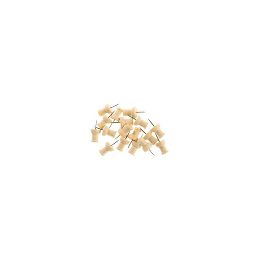 Bi-Office Epingles en bois pour tableau d'affichage, en pin