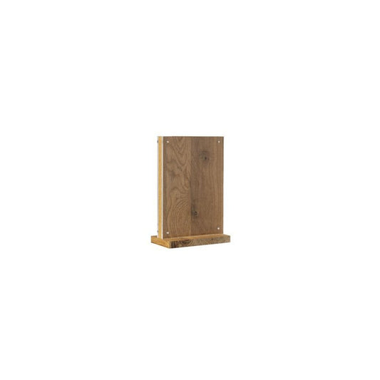 EUROPEL Présentoir de table Deluxe, A6 portrait, socle bois