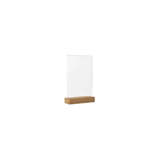 EUROPEL Présentoir de table, A6 portrait, socle bois