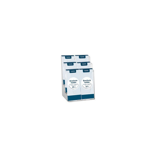 EUROPEL Porte-brochures, 1/3 A4 portrait, transparent