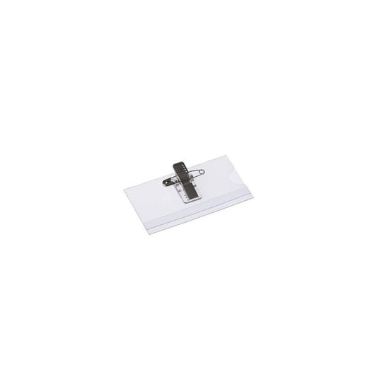EUROPEL Porte-nom, avec pince combinée, 60 x 90 mm