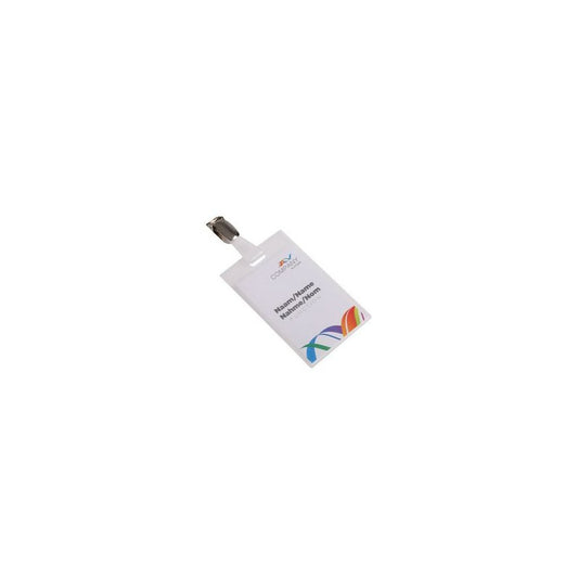 EUROPEL Porte-nom, fermé, avec clip, 60 x 90 mm