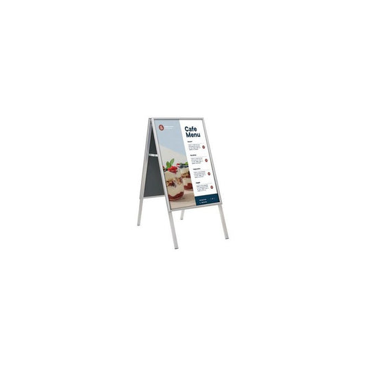 EUROPEL Panneau trottoir CLASSIC, B1, argent