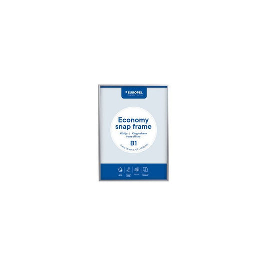 EUROPEL Cadre porte-affiche economy, A5, 25 mm, argent