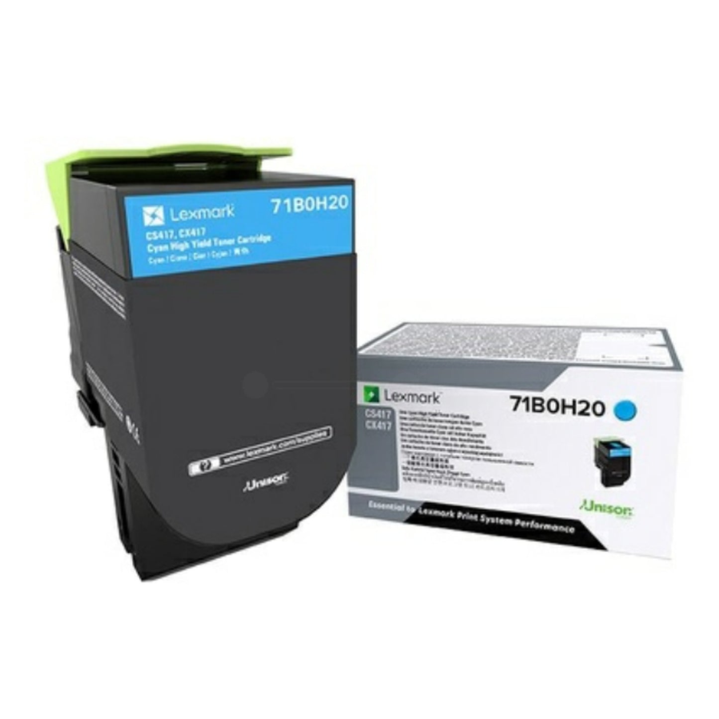 Toner d'origine Lexmark 71B0H20 - cyan