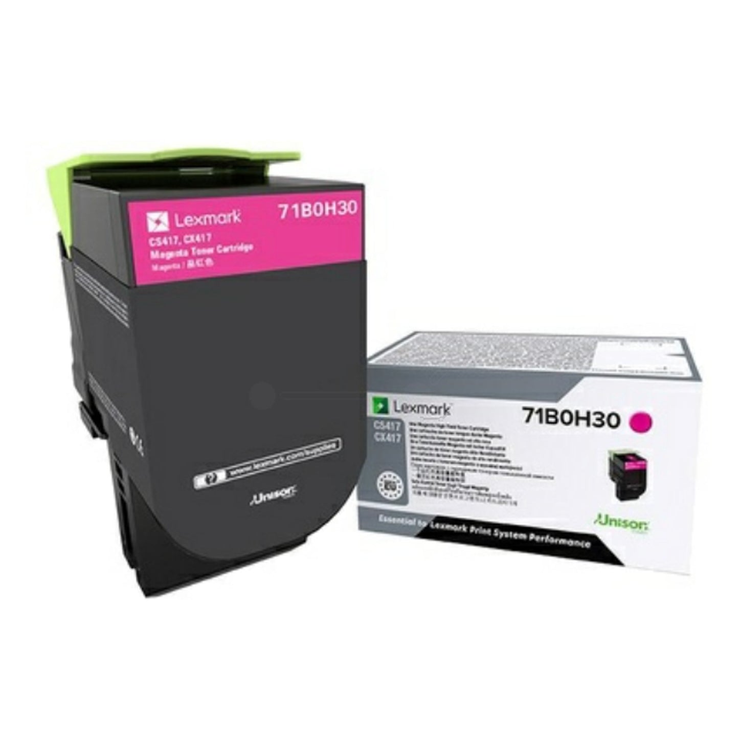 Toner d'origine Lexmark 71B0H30 - magenta