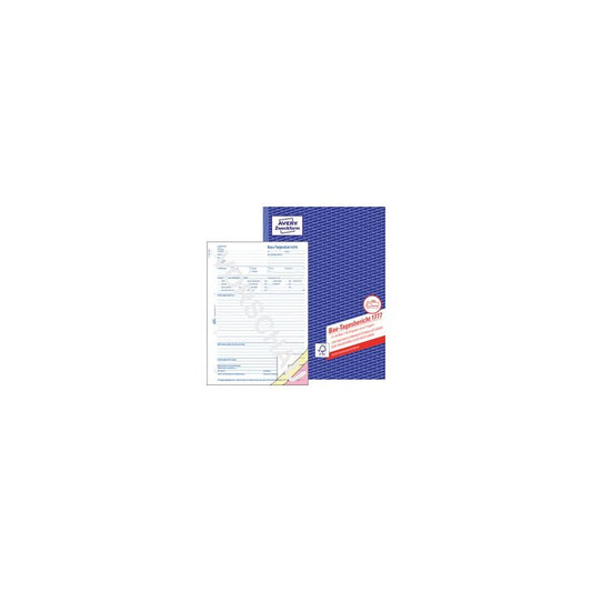 AVERY Zweckform Formularbuch "Bau-Tagesbericht", SD, A4