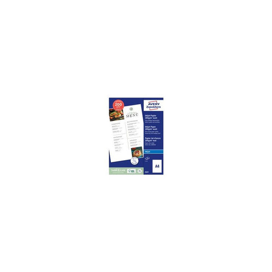 AVERY Zweckform Papier jet d'encre BUSINESS, A4, 200 g/m2