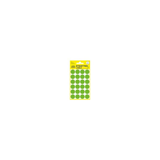 AVERY Zweckform Pastille de couleur, enlevable, 18 mm, rouge