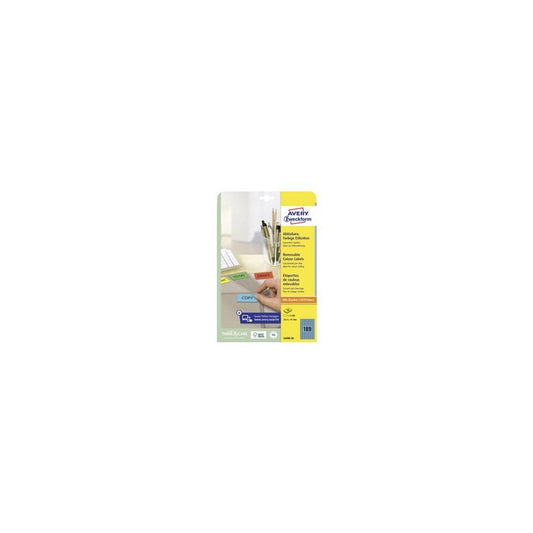 AVERY Zweckform Mini étiquette, 25,4 x 10 mm, jaune