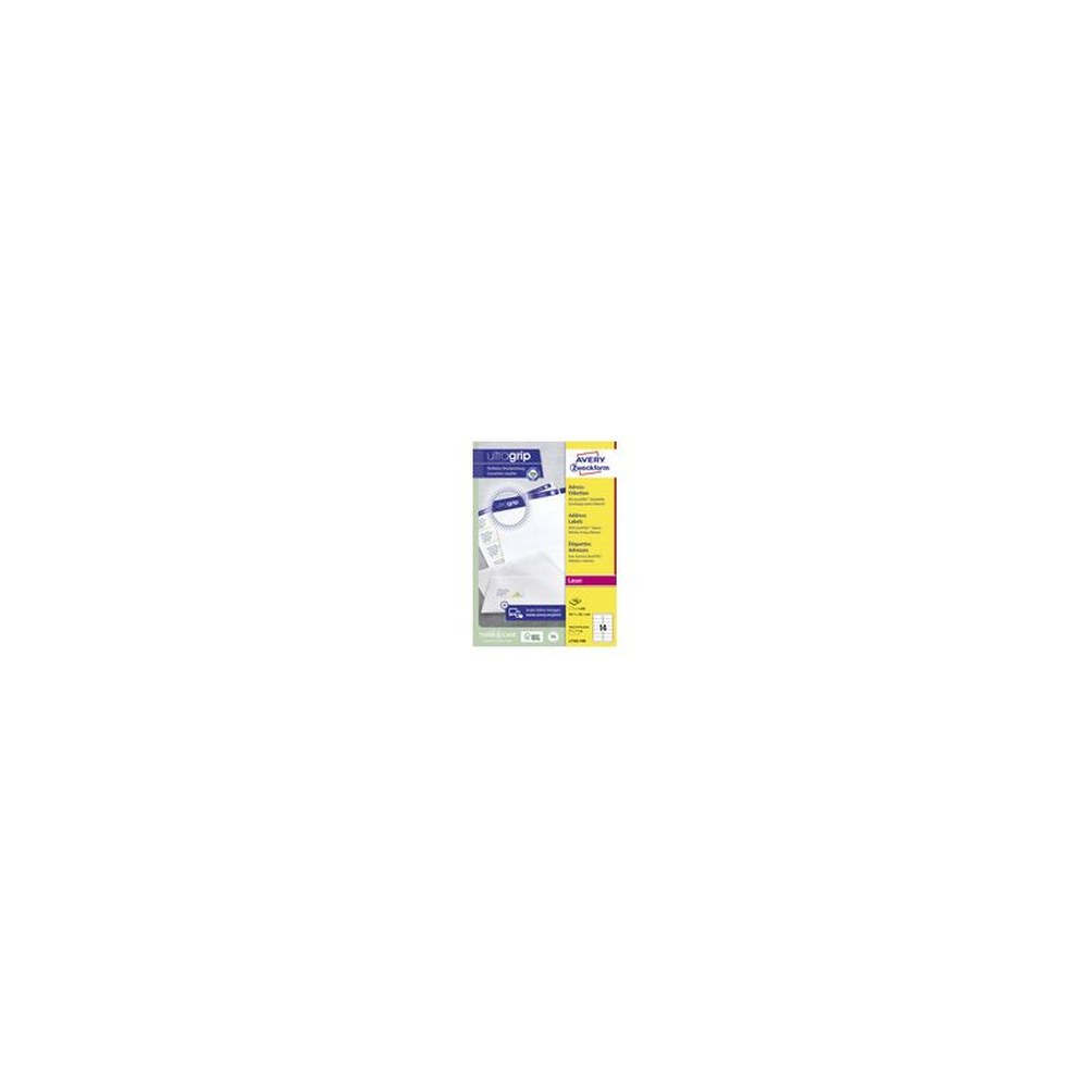 AVERY Zweckform Etiquette d'adresse, 63,5 x 72,0 mm, blanc