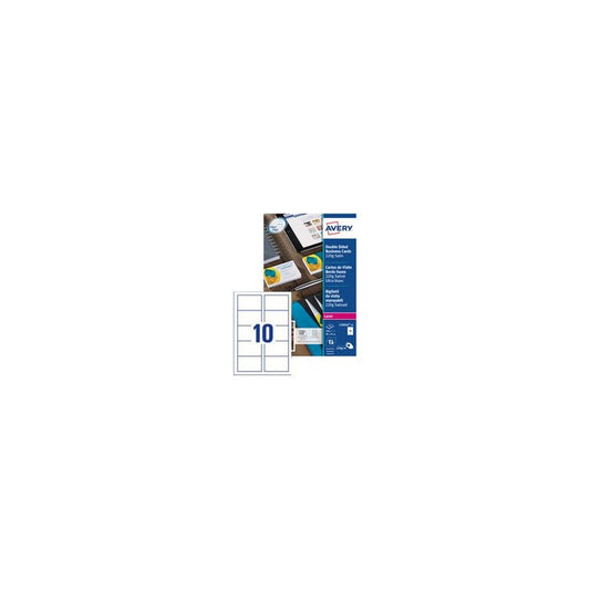 AVERY Cartes de visite Quick&Clean, 220 g/m2, blanc satin