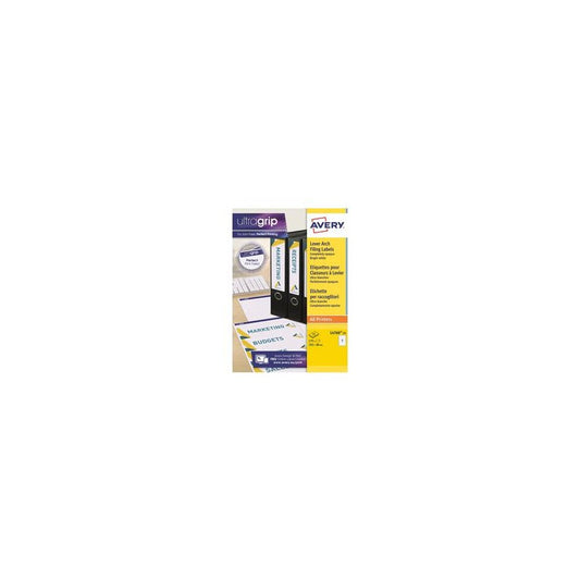 AVERY Etiquette de classement adhésive, 192 x 38 mm, blanc