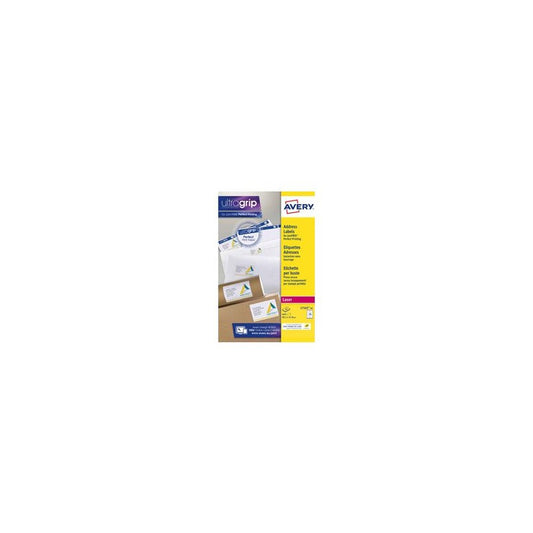 AVERY Etiquette d'adresse, 99,1 x 33,9 mm, blanc