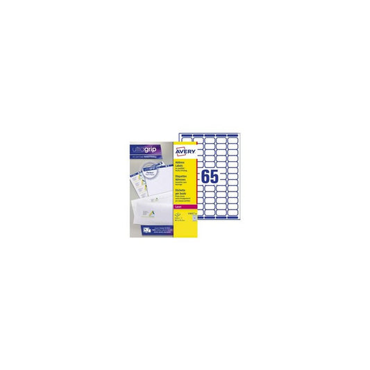 AVERY Mini étiquette d'adresse laser, 38,1 x 21,2 mm, blanc