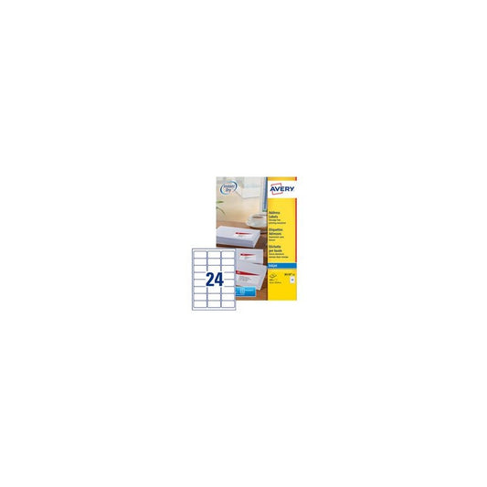 AVERY Etiquette d'adresse Jet d'encre, 99,1 x 33,9 mm, blanc